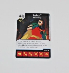 DC Dice Masters World's Finest * ROBIN * OP Promo Prize Card RECKONING - Picture 1 of 1