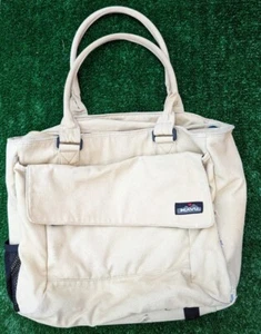 Kavu Tote Bag Canvas Large Tan Pockets Messenger Beach See Photos & Desc. - Picture 1 of 15