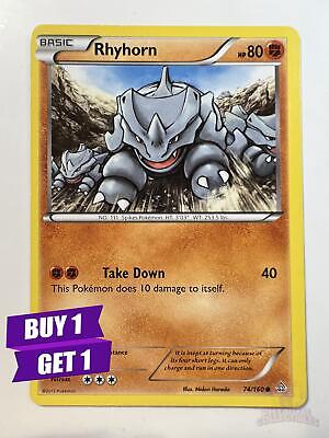 Rhyhorn 74/160 - Primal Clash - Common - Pokemon Card TCG