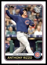 2020 Big League Base #72 Anthony Rizzo - Chicago Cubs