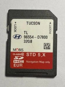 GENUINE HYUNDAI TUCSON SAT NAV NAVIGATION SD EUROPE 96554-D7800 STD 5.X - Picture 1 of 1