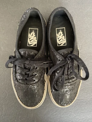 Zapatos bajos Vans Era negros de lentejuelas para mujer talla 6,5 Foto 1 de 4