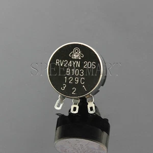 1pc Cosmos Tocos RV24YN 20S B10K B103 24mm Single-turn Carbon Film Potentiometer - Picture 1 of 4