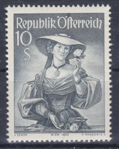 Trachten 10 S mit außergewöhnlichem Fehler "Punkt in der 0" Postfrisch ** MNH - Picture 1 of 2