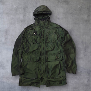Ma Strum Parka Jacket Shimmer Metal Mens Medium Windbreaker Green Massimo Osti