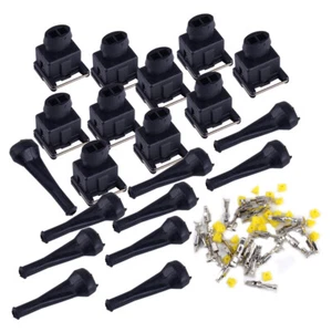 10 Sets EV1 Einspritzdüse Anschlüsse Dichtungs Stecker Für Universal Auto Plug - Bild 1 von 4