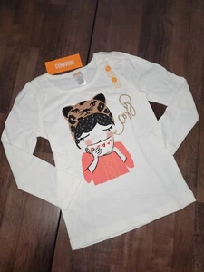 NWT Gymboree RIGHT MEOW Cozy Embroidery Top LS TShirt Size 5 - Picture 1 of 12