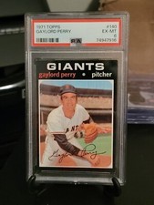 1971 TOPPS GAYLORD PERRY #140 PSA 6