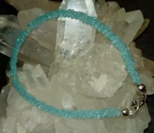 3 Row Apatite Bracelet New Item - Picture 1 of 1