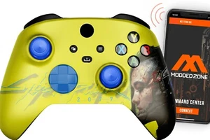 "CyberPunk" Xbox One Series S|X SMART Custom Rapid Fire Modded Controller FPS - Picture 1 of 4