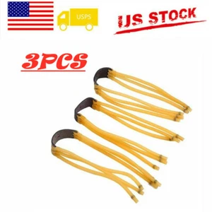 3PCS Premium Slingshot Replacement Rubber Bands for Catapult Hunting US STOCK - Picture 1 of 10