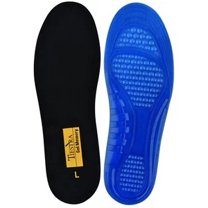 TIESTRA Man Women Gel Insoles Shock Absorption Insoles orthopedic Shoe Inserts - Picture 1 of 8