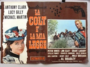 (Set di 10) La Colt E La Mia Legge (Anthony Clark) Scheda Lobby Film Italiano anni 60 - Foto 1 di 10