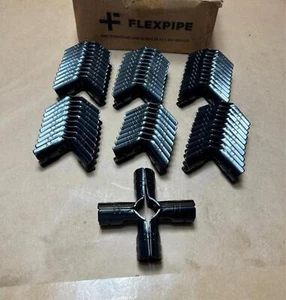 60x Pack Lot Flexpipe HJ-2 HJ-3 90º Inner Corner Joint Piece - Picture 1 of 3