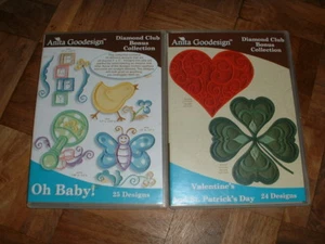 Anita Goodesign Embroidery Machine Diamond Club Bonus Collection CD Your Choice - Picture 1 of 1