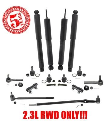 Fits Ford Ranger 92-97 2.3L Rear Wheel Drive Front Suspension & Steering Kit - Image 1 of 4