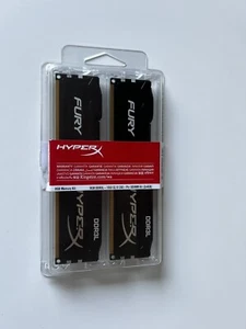 FURY HYPERX 8 GB (2x4GB) 1600 MHz DDR3L RAM CL10 DIMM (HX316LC10FBK2/8) - Picture 1 of 3