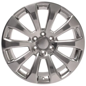 GMC 22" Polished Ten Spoke Wheels Rims For 2000-2025 Sierra Yukon Denali Z71 - Picture 1 of 2