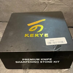 Kerye Japanese Whetstone Premium Knife Sharpener Kit (New, open Box) - Picture 1 of 7