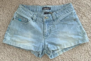 Vintage Y2K Clash low rise daisy duke shorts sz 1 - Picture 1 of 3