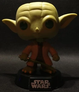 Figura de vinilo suelta sable de luz verde Yoda #02 EXMT de películas pop de Star Wars #02 - Imagen 1 de 2
