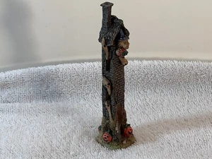 Halloween Dorf kleiner Spuk Schornstein Stapel 4 3/4" OH9656 - Bild 1 von 5