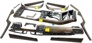 NUEVO juego completo de molduras decorativas originales AUDI A8 4H D4 GQ2 oro marrón - Imagen 1 de 12