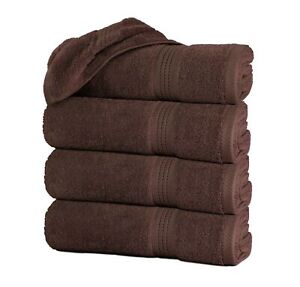 Extra Large Bath Towels Pack of 4 100% Cotton 27"x54" Highly Absorbent Soft
