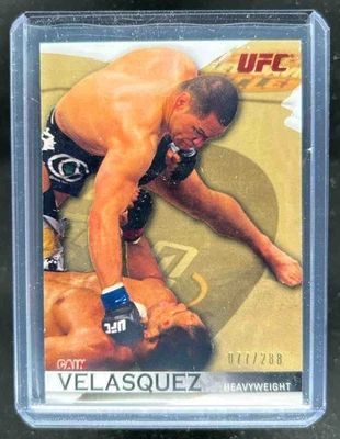 2010 Topps UFC Knockout Cain Velasquez Gold #77/288 - Image 1 of 2