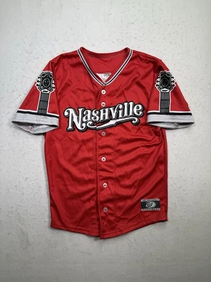 OT Sports Nashville Sounds Baseball Jersey Youth Medium Minors Teamwear RARE - Image 1 of 4