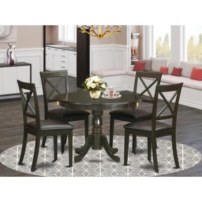 5  Pc  Kitchen  nook  Dining  set-Kitchen  Table  and  4  Dinette  Chairs. Foto 1 de 4