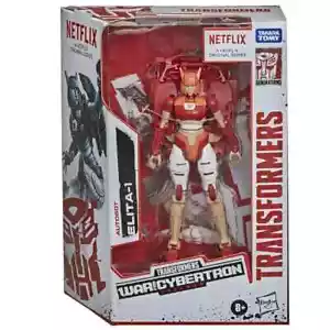 Transformers Netflix ELITA 1 Deluxe Class Figure Hasbro War For Cybertron NEW - Picture 1 of 4