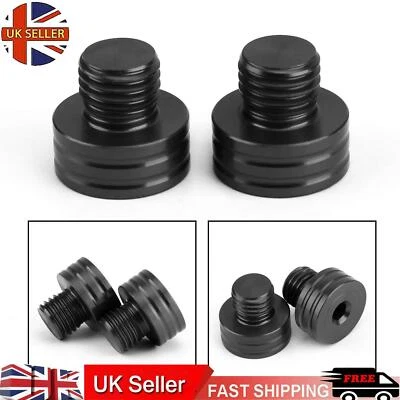 Pair Mirror Blanking Plugs Bolts for Yamaha MT09 MT10 XSR 900 XSR 700 FZ1 FZ8 UK - Image 1 of 4