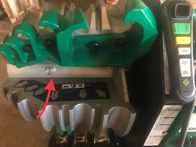 GREENLEE 854DX 854 CONDUIT PIPE BENDER SHOE PLUNGER PIN REPLACEMENT PART 02906 - Image 1 of 4