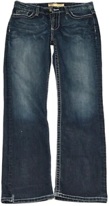 BKE Buckle Denim jeans Size 29x31 1/2 (31x30) Drew Boot stretch distressed - Picture 1 of 6