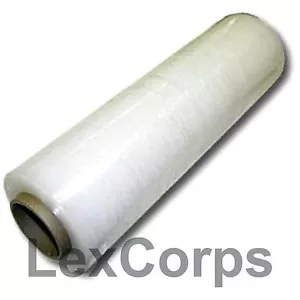 Stretch Wrap 1 Roll 18" X 1500 Feet 80 Gauge Move Pallet Luggage Plastic - Picture 1 of 9