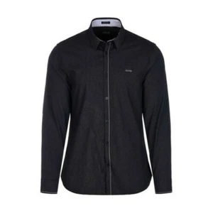 GUESS Men's Shirts Cotton Neck Italiano Shirt Micro Fantasy Slim M84H25WARS0 - Picture 1 of 5