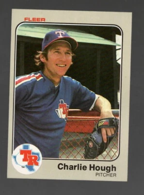 1983 Fleer #570 Charlie Hough Near mint or better - Image 1 of 2