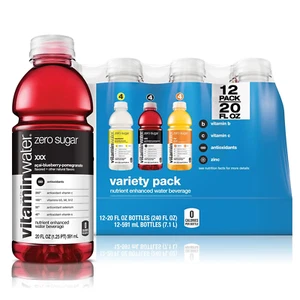 Vitaminwater Zero Variety Pack Nutrient Enhanced Water W/ Vitamins, 20 Fl Oz, 12 - Picture 1 of 12