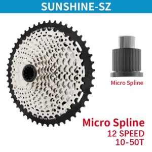 Sunshine Kassette 12 Gang 10-50/52T kompatibel für Shimano Micro Spline MTB - Bild 1 von 7