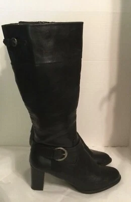 Botas Life Stride Yana para mujer de cuero sintético talla 8 M botas de montar con tacón Foto 1 de 4