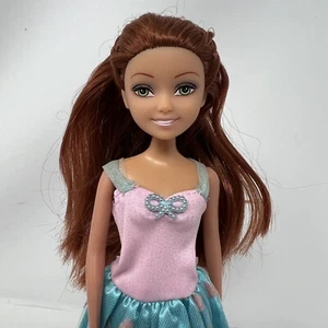 Zuru Sparkle Girlz Play Doll Brown hair & Green eyes beautiful dress Outfit - Picture 1 of 16