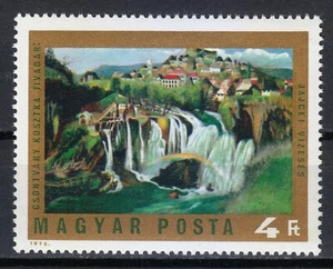 Hungary 1973 MNH Mi 2883A Tivadar Csontváry Kosztka / Waterfall at Jajce ** - Picture 1 of 1