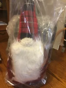Pottery Barn Lars Gnome Shaped Pillow Plush Christmas NIP - Picture 1 of 1