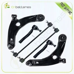 6 x Control Arm Ball Joint Tie Rod Sway Bar Kit Fits 12 13 14 15 Toyota Prius C - Picture 1 of 8