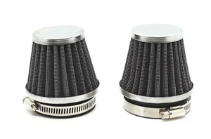 2x 50mm Air Filter for Honda CB350 CB350F CB360 CB360K CB450 CB500T CL360K CL450 - Picture 1 of 2