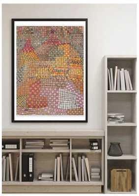 Urban Palace Paul Klee Vintage Retro Poster Print Décor Art Picture A4 - Image 1 of 2