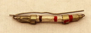 FLEXOHM / FLEX-OHM CLOTH RESISTORS 2 WATT 220 ohm very rare vintage NOS - Picture 1 of 1