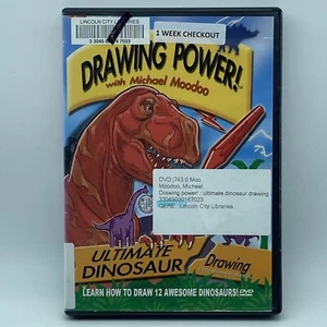 Drawing Power! With Michael Moodoo: Ultimate Dinosaur Drawing DVD DIY EX-LIBRARY - Picture 1 of 4