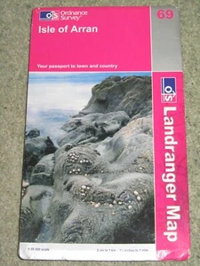 OS Ordnance Survey Landranger Map Sheet 69 Isle of Arran - 2007 - Picture 1 of 2